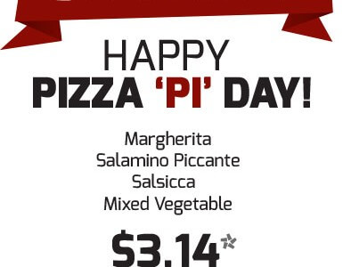 Pi Day - Tuscany Restaurant