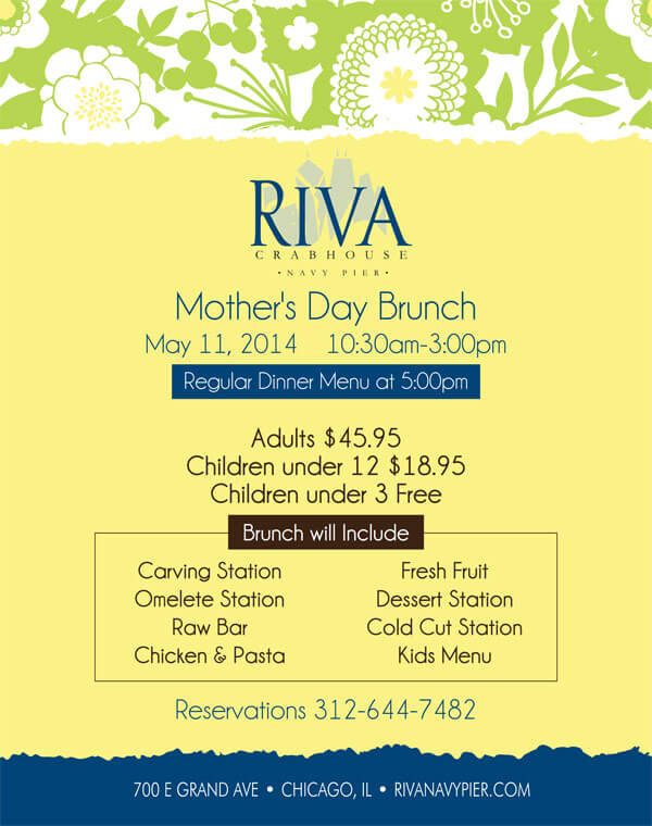 Mothers Day Riva Crabhouse Navy Pier 2014