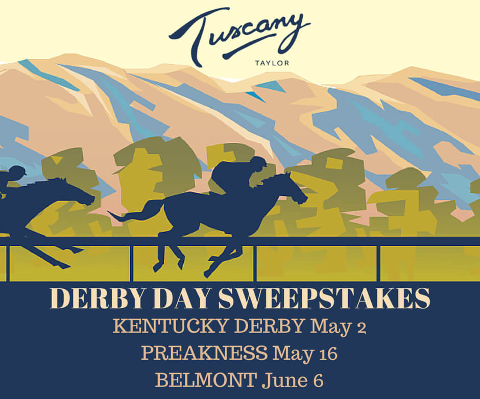 Tuscany Chicago Derby Day Sweepstakes