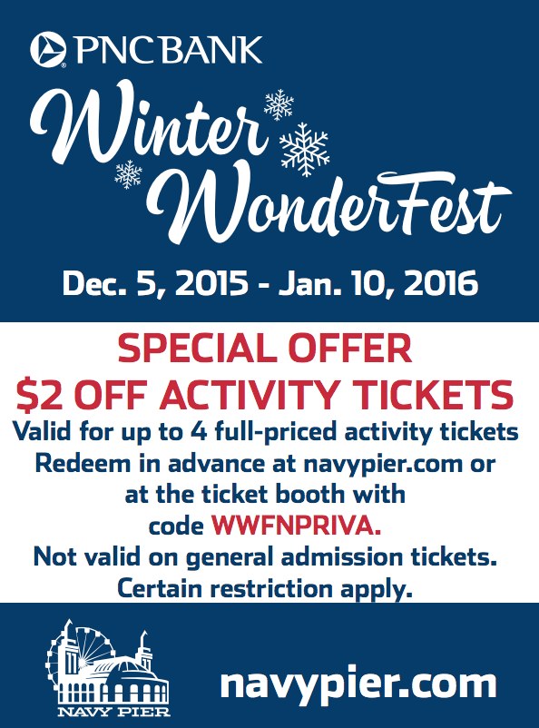 SPEND A DAY AT NAVY PIER WITH WINTER WONDERFEST AND RIVA CRAB HOUSE