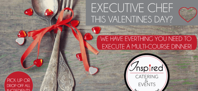 inspired catering valentines day