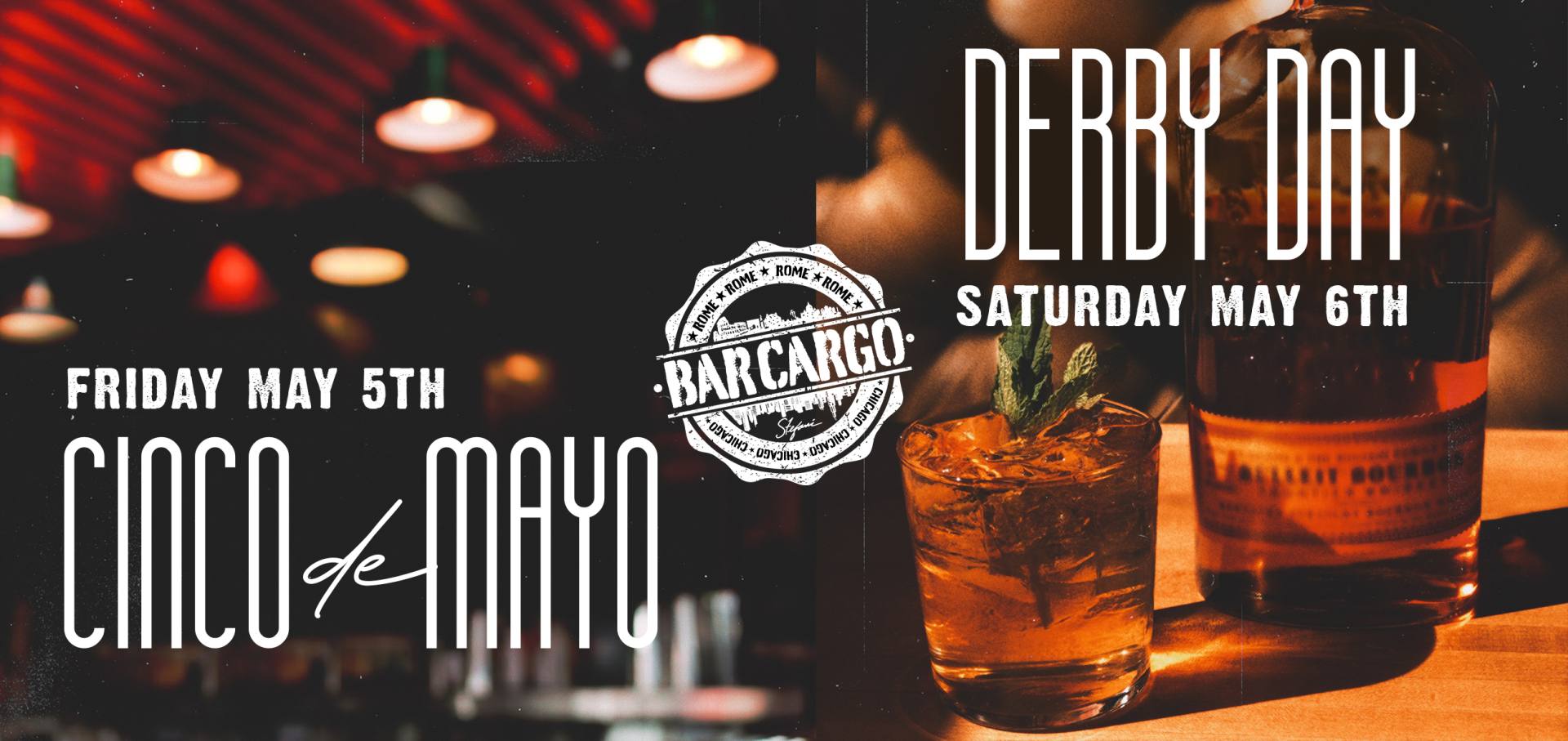 Cinco + Derby Day at Bar Cargo - Phil Stefani Signature Restaurants